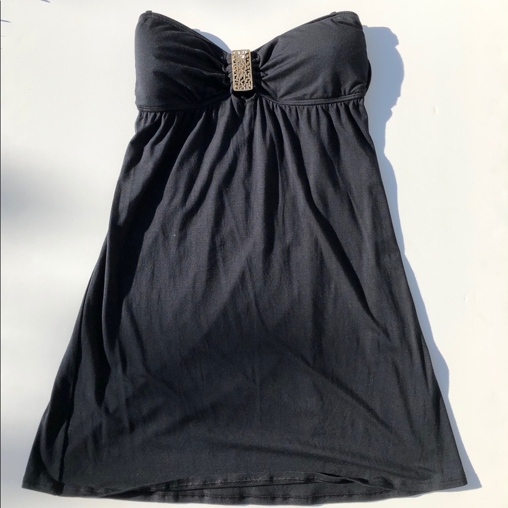 Trina Turk women’s strapless/halter dress - black